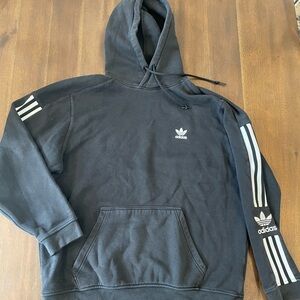 Adidas Men's Black Hoodie medium